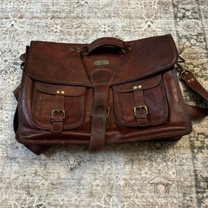 Men’s Leather Messenger / Computer Bag